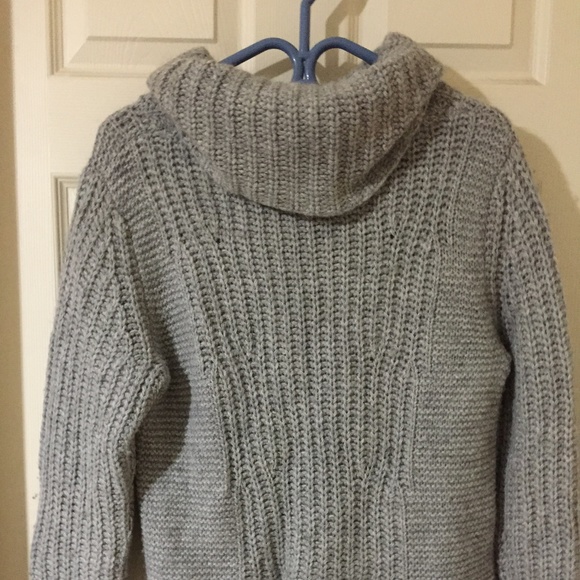 Grey - Turtle neck sweater - Picture 1 of 6
